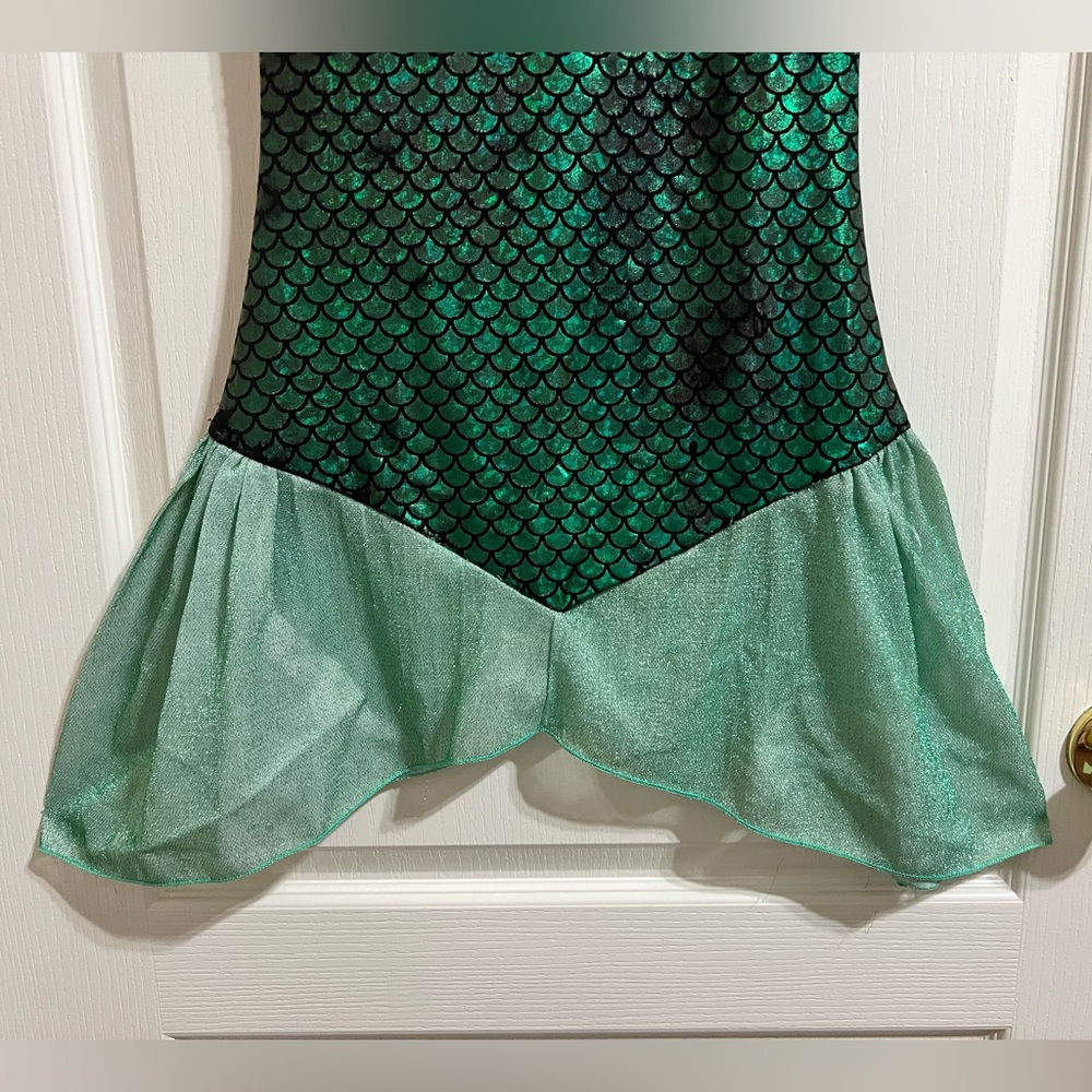 Purple and Green Mermaid Kids Costume - Picture 4 of 5